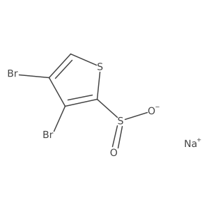 Sodium 3,4-dibromothiophene-2-sulfinate Structure