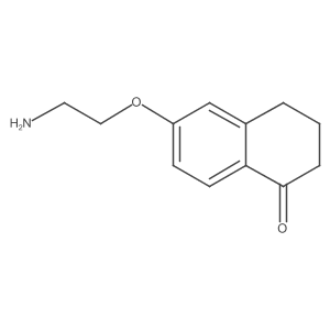 6-(2-Aminoethoxy)-1,2,3,4-tetrahydronaphthalen-1-one结构式
