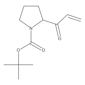 (S)-tert-butyl 2-acryloylpyrrolidine-1-carboxylate Structure