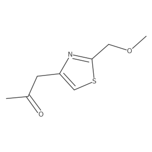 1-[2-(Methoxymethyl)-1,3-thiazol-4-yl]propan-2-one结构式
