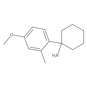 1-(4-Methoxy-2-methylphenyl)cyclohexan-1-amine Structure
