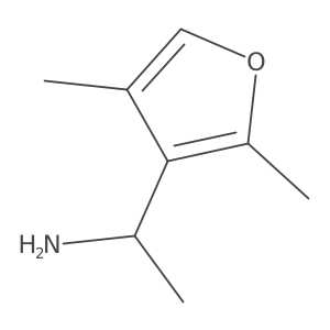 1-(2,4-Dimethylfuran-3-yl)ethanamine结构式