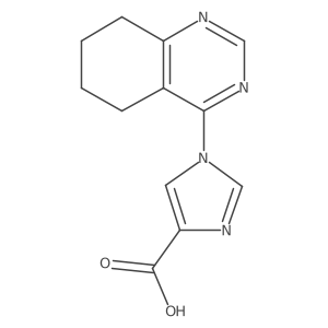 1-(5,6,7,8-Tetrahydroquinazolin-4-yl)-1H-imidazole-4-carboxylic acid结构式