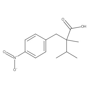 2,3-Dimethyl-2-(4-nitrobenzyl)butanoic acid Structure