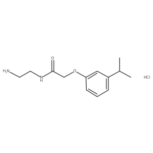 N-(2-Aminoethyl)-2-(3-isopropylphenoxy)acetamide hydrochloride结构式