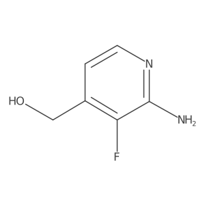 (2-Amino-3-fluoropyridin-4-yl)methanol结构式