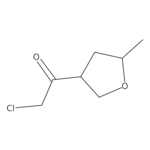 2-Chloro-1-(5-methyloxolan-3-yl)ethanone Structure