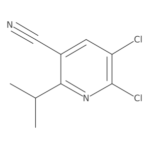 5,6-Dichloro-2-isopropylnicotinonitrile Structure