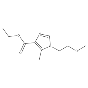 Ethyl 1-(2-methoxyethyl)-5-methyl-1H-imidazole-4-carboxylate Structure