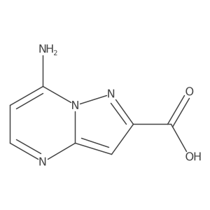 7-Aminopyrazolo[1,5-a]pyrimidine-2-carboxylic acid Structure