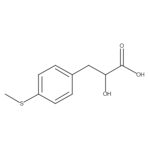 2-Hydroxy-3-[4-(methylsulfanyl)phenyl]propanoic acid Structure