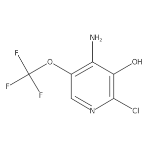 4-Amino-2-chloro-5-(trifluoromethoxy)pyridin-3-ol Structure
