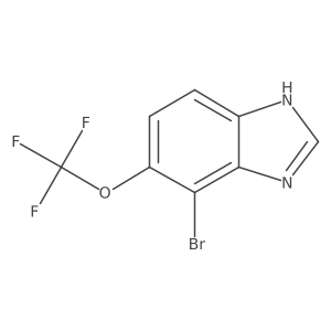 4-Bromo-5-(trifluoromethoxy)-1H-benzimidazole Structure