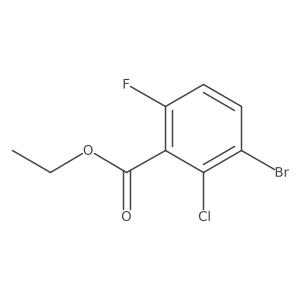 Ethyl 3-bromo-2-chloro-6-fluorobenzoate Structure