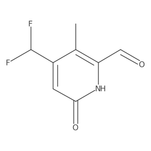 4-(Difluoromethyl)-6-hydroxy-3-methylpicolinaldehyde Structure