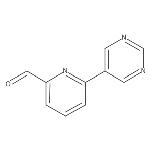 6-(Pyrimidin-5-yl)picolinaldehyde结构式