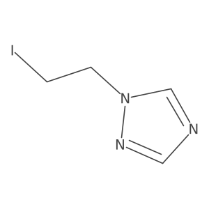 1-(2-Iodoethyl)-1,2,4-triazole Structure