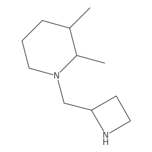 1-[(Azetidin-2-yl)methyl]-2,3-dimethylpiperidine结构式