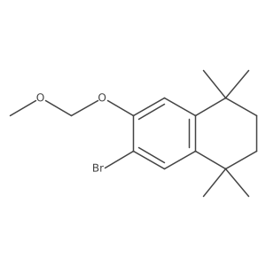 5,6,7,8-Tetrahydro-5,5,8,8-tetramethyl-3-methoxymethoxy-2-bromonaphthalene Structure