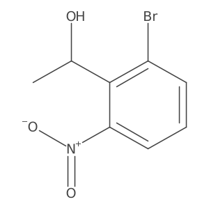 1-(2-Bromo-6-nitrophenyl)ethanol结构式