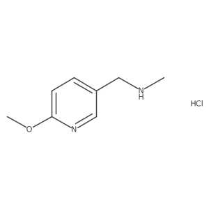 [(6-Methoxypyridin-3-yl)methyl](methyl)amine hydrochloride结构式