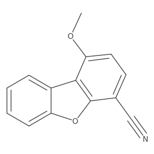 1-Methoxydibenzo[b,d]furan-4-carbonitrile Structure