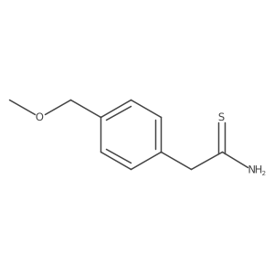 2-[4-(Methoxymethyl)phenyl]ethanethioamide Structure