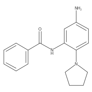 N-[5-amino-2-(pyrrolidin-1-yl)phenyl]benzamide Structure