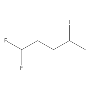 1,1-Difluoro-4-iodopentane结构式