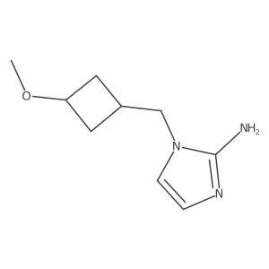 1-[(3-methoxycyclobutyl)methyl]-1H-imidazol-2-amine Structure