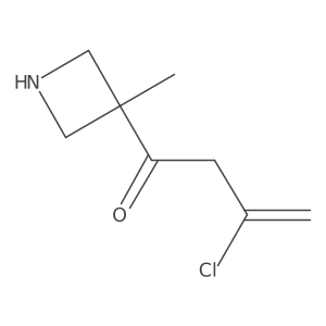 3-Chloro-1-(3-methylazetidin-3-yl)but-3-en-1-one Structure