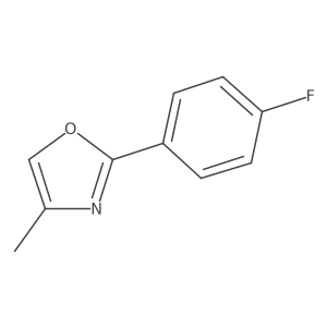 2-(4-Fluorophenyl)-4-methyl-1,3-oxazole Structure