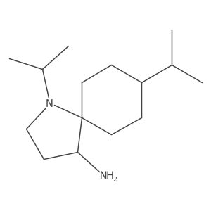 1,8-Bis(propan-2-yl)-1-azaspiro[4.5]decan-4-amine Structure