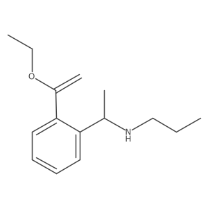 {1-[2-(1-Ethoxyethenyl)phenyl]ethyl}(propyl)amine Structure