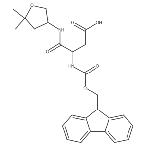 3-[(5,5-dimethyloxolan-3-yl)carbamoyl]-3-({[(9H-fluoren-9-yl)methoxy]carbonyl}amino)propanoic acid Structure