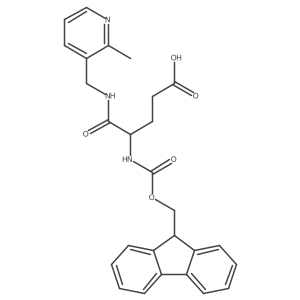 4-({[(9H-fluoren-9-yl)methoxy]carbonyl}amino)-4-{[(2-methylpyridin-3-yl)methyl]carbamoyl}butanoic acid Structure
