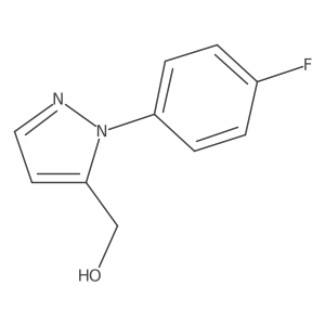 [1-(4-fluorophenyl)-1H-pyrazol-5-yl]methanol Structure