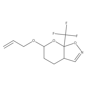 6-Prop-2-enoxy-7a-(trifluoromethyl)-3a,4,5,6-tetrahydropyrano[3,2-d][1,2]oxazole Structure