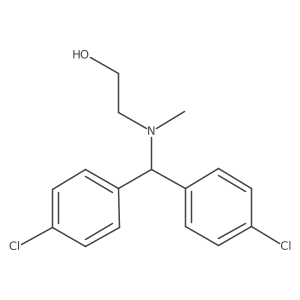 2-[N-[Bis-(4-chlorophenyl)methyl]N-methylamino]ethanol Structure