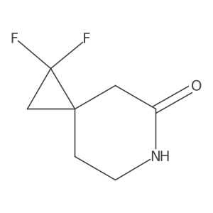 1,1-Difluoro-6-azaspiro[2.5]octan-5-one Structure
