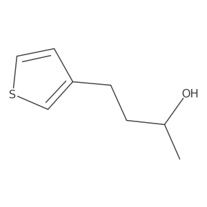 (2S)-4-(thiophen-3-yl)butan-2-ol结构式