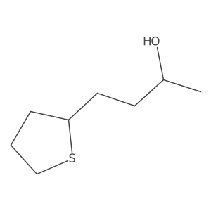(2R)-4-(thiolan-2-yl)butan-2-ol结构式