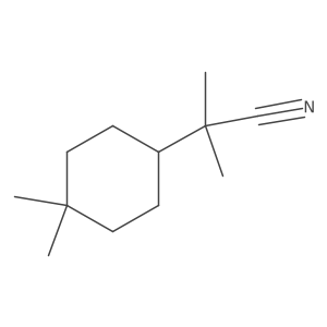 2-(4,4-Dimethylcyclohexyl)-2-methylpropanenitrile Structure