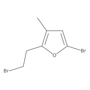 5-Bromo-2-(2-bromoethyl)-3-methylfuran Structure