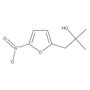 2-Methyl-1-(5-nitrofuran-2-yl)propan-2-ol结构式