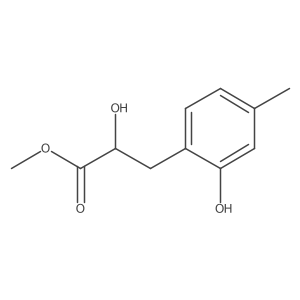 Methyl 2-hydroxy-3-(2-hydroxy-4-methylphenyl)propanoate Structure