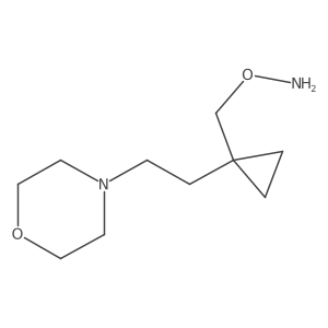 O-({1-[2-(morpholin-4-yl)ethyl]cyclopropyl}methyl)hydroxylamine Structure