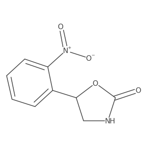 5-(2-Nitrophenyl)-1,3-oxazolidin-2-one结构式