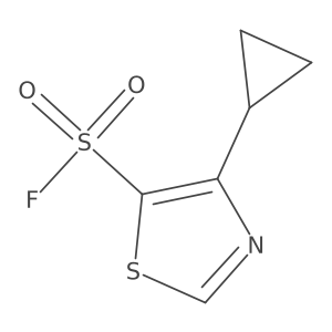 4-Cyclopropyl-1,3-thiazole-5-sulfonyl fluoride Structure