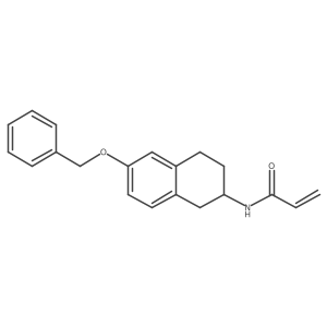 N-(6-Phenylmethoxy-1,2,3,4-tetrahydronaphthalen-2-yl)prop-2-enamide结构式